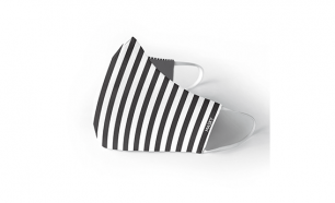 1 ou 2 Máscaras Certificadas Black Stripes | Lavável até 25x - Portes Grátis
